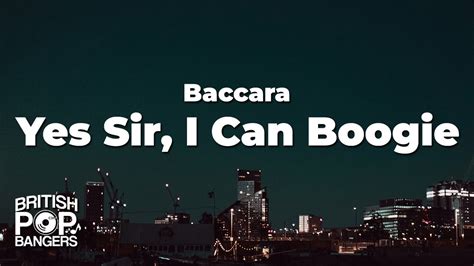 yes sir i can boogie lyrics meaning|Meaning of Yes Sir, I Can Boogie by Baccara .